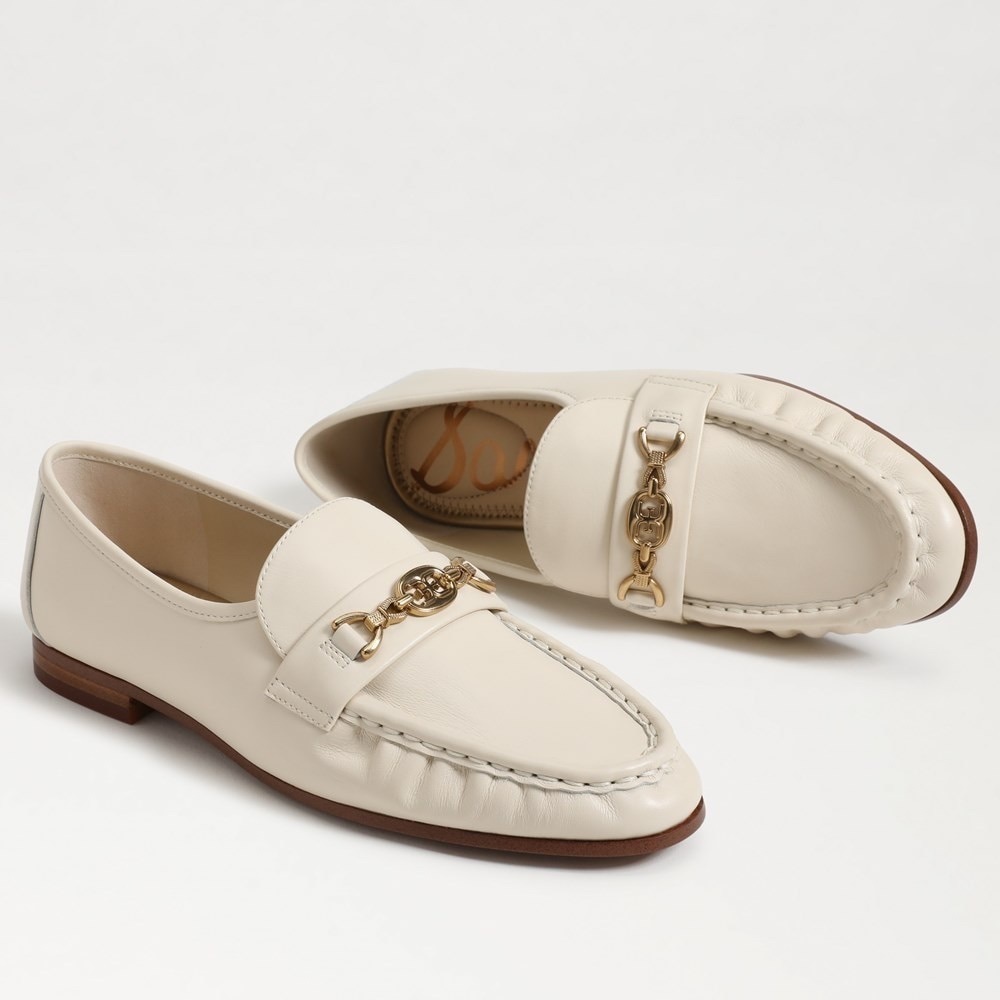Sam Edelman Lucca‎ Ivory Loafers size 11 NIB